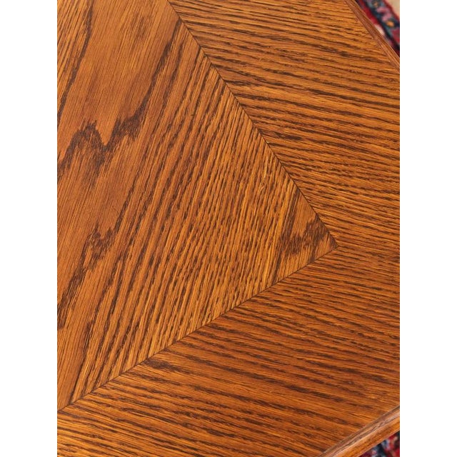 Neo-Gothic Carved Oak Extendable Table For Sale - Image 13 of 13