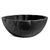 Black Modern Black Scallop Teak Wood Bowl For Sale - Image 8 of 9