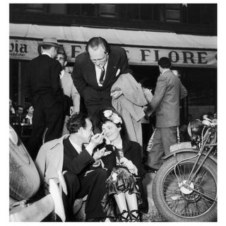'Cafe De Flore, Paris in 1948' Unframed Archival Pigment Print For Sale