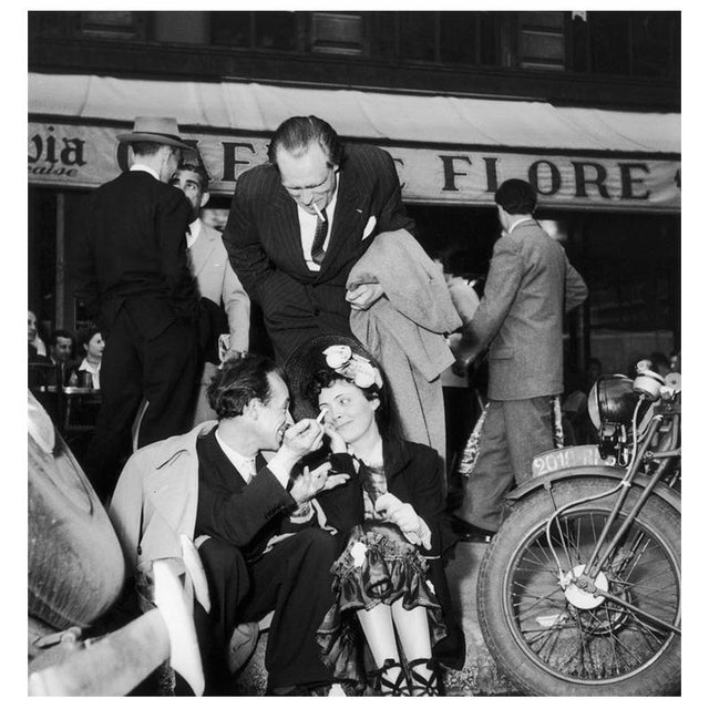 'Cafe De Flore, Paris in 1948' Unframed Archival Pigment Print For Sale