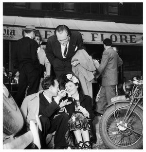 'Cafe De Flore, Paris in 1948' Unframed Archival Pigment Print
