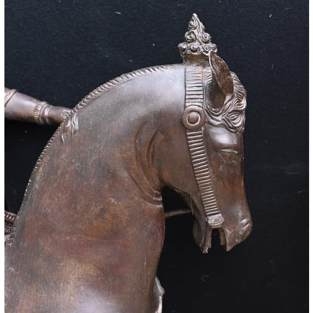 Bronze Horse Casting Gladiator Statue For Sale - Image 3 of 12