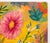 Fred Biesel (American, 1893-1954) "Cosmos Radiance," oil on board, 1949, with brightly colored flowers and leaves, signed...