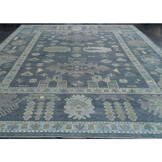 Turkish Oushak Rug 12'4" x 15'10" #20413 Explore a curated collection of hallway runners, wool rugs, and handmade...