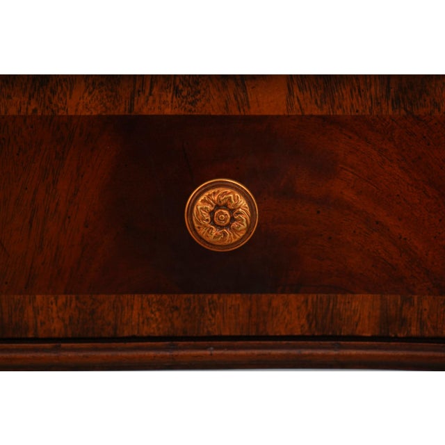 Maitland Smith 2 Drawer Mahogany Console Table For Sale In Philadelphia - Image 6 of 18