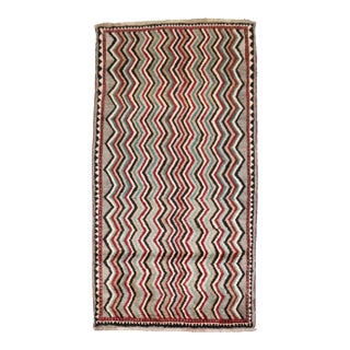 Modern Persian Chevron Rug - 3'4" x 6' For Sale