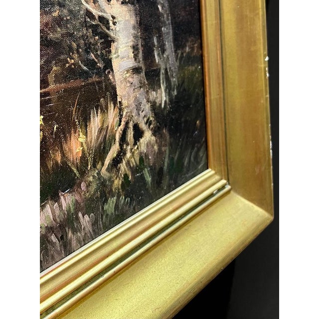 Jules Jequier, Sunset, Oil on Canvas For Sale - Image 14 of 16