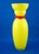 Modern 20th Century Large Yellow Glass Vase by Periev R. Pint, Barovier and Toso Collection, Czechoslovakia, 1980s For Sale - Image 3 of 18