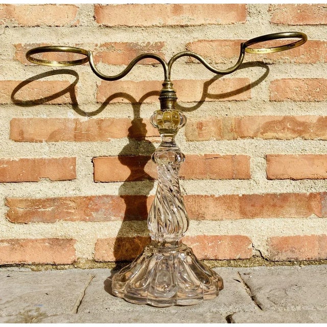 Mid-Century French Brass Candleholder, 1950s For Sale - Image 9 of 17