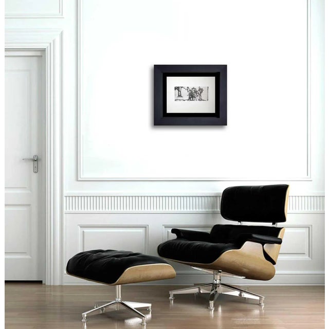 Paul Klee Limited Edition Lithograph. Plate Size : 21.2x9cm. Frame Size: 13 1/4 x 16 1/2in. Titled "Luftschloesschen"...