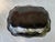 Paint Vintage Black Lacquer Chinoiserie Bird Tray For Sale - Image 7 of 15