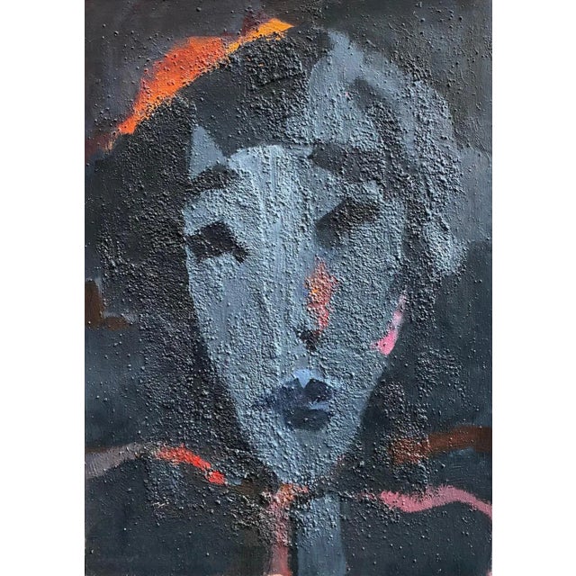 Orange Gilbert Pauli, The Orange Hat, Acrylic on Canvas, 2012 For Sale - Image 8 of 8