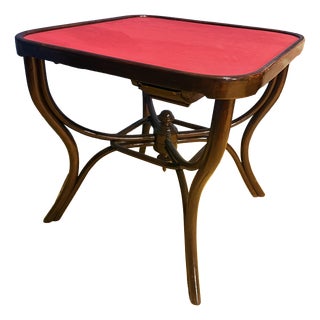 Thonet Game Table by Michael Thonet for Gebrüder Thonet, 1890s For Sale