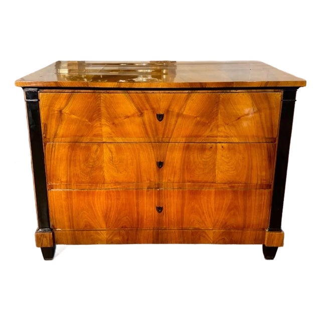 Biedermeier Walnut Commode For Sale