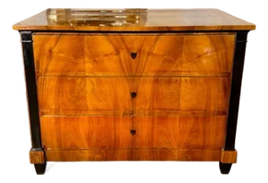Biedermeier Walnut Commode