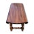 French Provincial 1970s Vintage Drop Leaf Wooden Coffee Table For Sale - Image 3 of 7