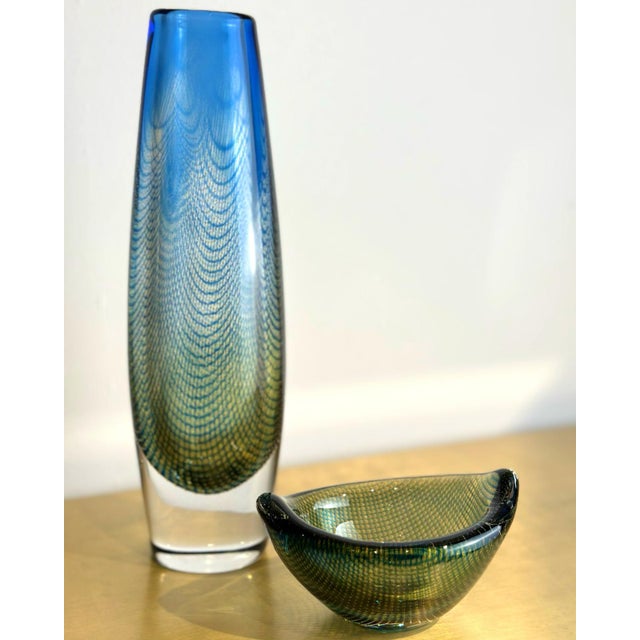 Orrefors Crow Vase by Sven Palmqvist for Orrefors, 1950s For Sale - Image 4 of 6