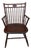 Antique Pennsylvania Butterfly & Birdcage Back Windsor Armchair, Circa 1810-1820 For Sale