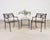 Set of Four Neoclassical Dolphin and Star Garden Dining Chairs For Sale - Image 4 of 18