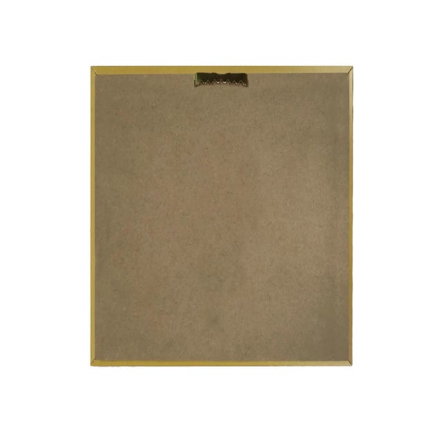 English "Sly Fox Head" Framed Print on Canvas in Antiqued Gold Frame For Sale - Image 3 of 3