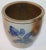 Antique Shenfelter In Redding PA, cobalt blue decorated crock Tulip design 1 Gallon. There is some burning during the...