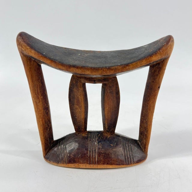 Early 20th Century Wooden Headrest Ethiopia For Sale In Denver - Image 6 of 7