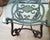 Mediterranean Vintage Grand Scale 52" Round Thomasville Forged Iron Coffee Table and Matching Two Side Tables Set For Sale - Image 3 of 7