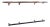 Greenview Bar Counter - Distressed White - 76" For Sale