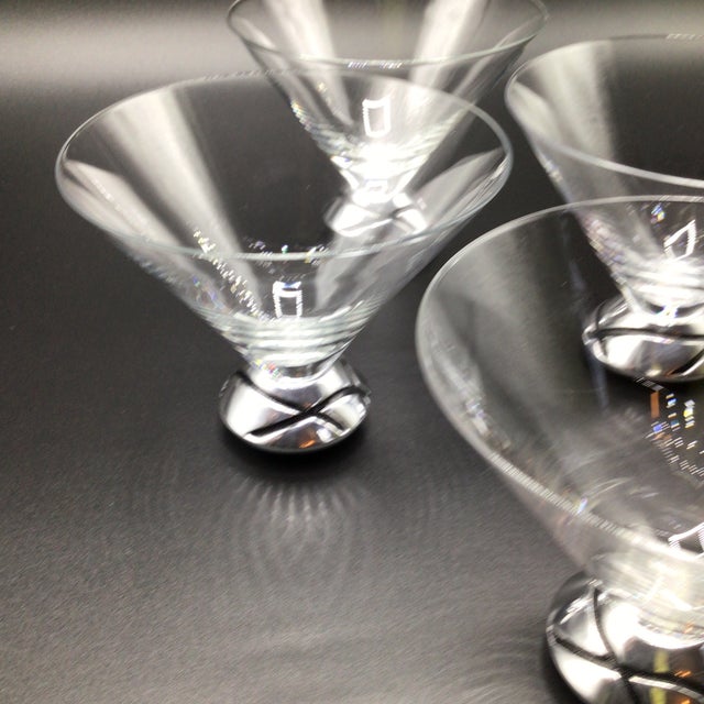 Lenox Vibe (Hollowware) Cocktail Glasses Set of 4 For Sale - Image 11 of 12