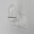 Porcelain Wall Lamp with Transparent Glass Shade, 1930s For Sale - Image 18 of 18