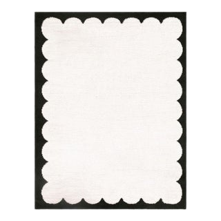 Fossay Shag Machine Woven Rug Ivory 5x7 For Sale