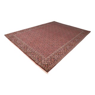 Middle Eastern Rug in Wool and Silk For Sale