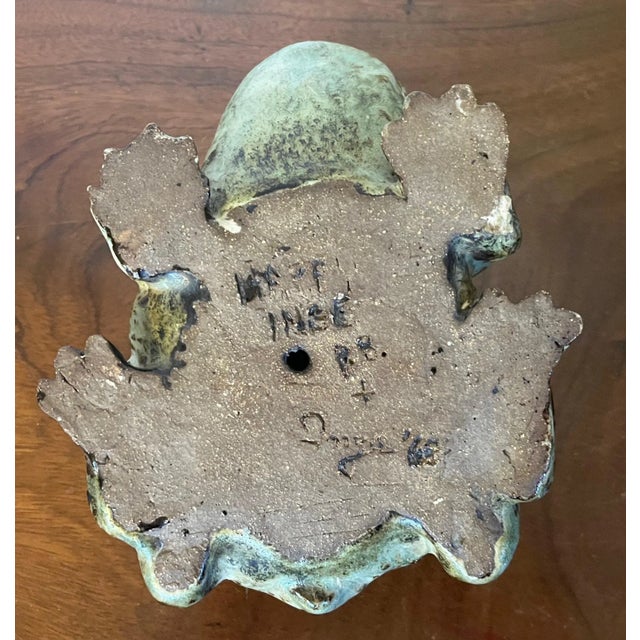 1965 American Art Pottery Mid-Century Modern Sculpture of a Toad or Bull Frog For Sale - Image 11 of 13