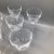 Set of 6 Washington Cristal D’Arques Durand crystal claret glasses.