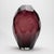 Modern Hand-Blown Murano Barrel Vase in Amethyst For Sale - Image 3 of 7