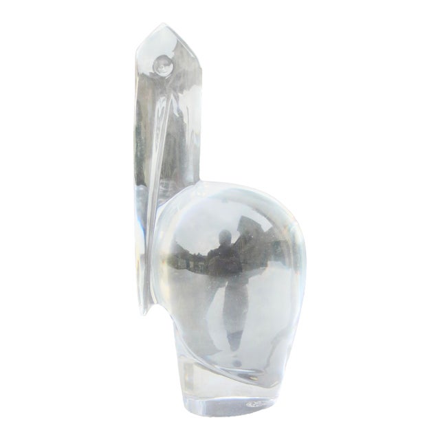 Baccaratt Clear Crystal Pelican Figure For Sale