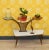 Colorful Flower Bench with Lattice, 1950s For Sale - Image 9 of 11
