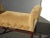 Vintage Ethan Allen Rolled Arm Bench W Gold Velvet Fabric & Decorative Nails For Sale - Image 10 of 12