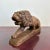 Late 20th Century Vintage Boho Hand-Carved Lion Sculpture For Sale - Image 5 of 7
