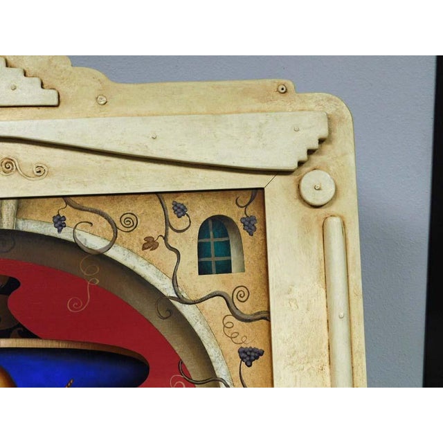 Anton Arkhipov Wine Tasting 66x52 Original Russian Painting Art Artwork For Sale - Image 14 of 15