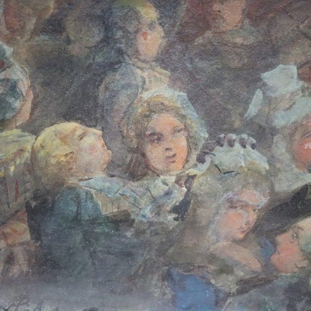 J. Nartos Narrer English Oil on Canvas Painting of a Royal Procession 19thC For Sale - Image 9 of 15
