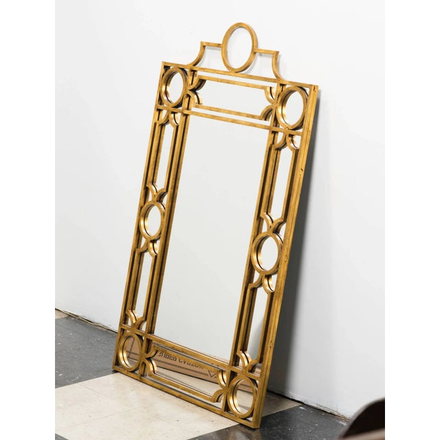 Contemporary Gilt Metal Mirror For Sale - Image 3 of 6