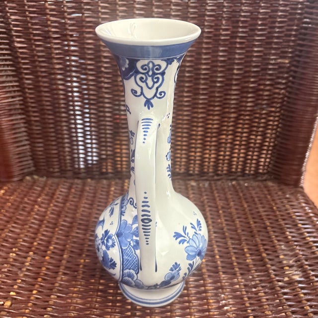 Art Nouveau Royal Delft Vase For Sale - Image 3 of 3