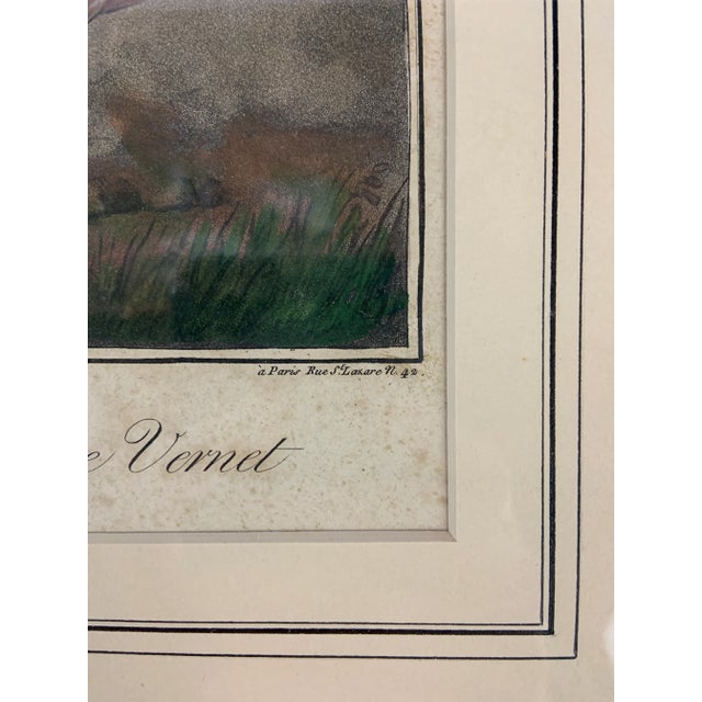 French Country Late 18th Century Quatrième Suite De Chevaux D'Après Carle & Horace Vernet, Framed For Sale - Image 3 of 7