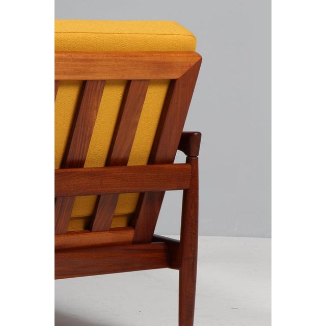 1960s Vintage Lounge Chair in Teak by Erik Wørts for Ikea, 1960s For Sale - Image 5 of 8