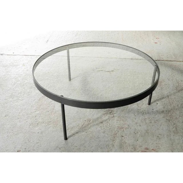 Modernist coffee table designed by Janni Van Pelt, produced by Metaform in The Netherlands during the 1960’s. This round...