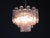 1970s Italian Pink Glass Tube Chandeliers, 1970s, Set of 2 For Sale - Image 5 of 16