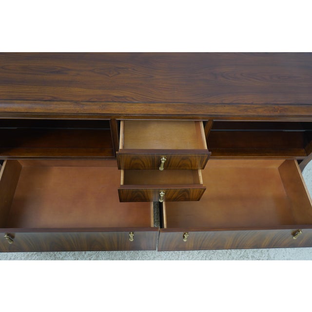 1990s American Drew Bob Mackie Mixed Wood Media Cabinet For Sale - Image 5 of 12