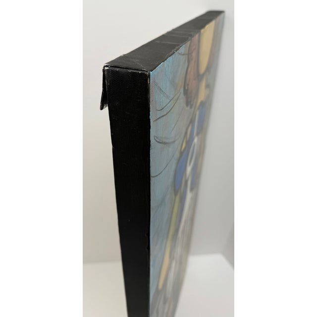 2009, "He Loved to Ride", Contemporary, Mixed Media on Canvas, Artist Y. C. Lozano For Sale - Image 9 of 13