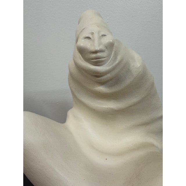 1980s Shirley Thomas Smith Native American Figural Sculpture For Sale - Image 9 of 14